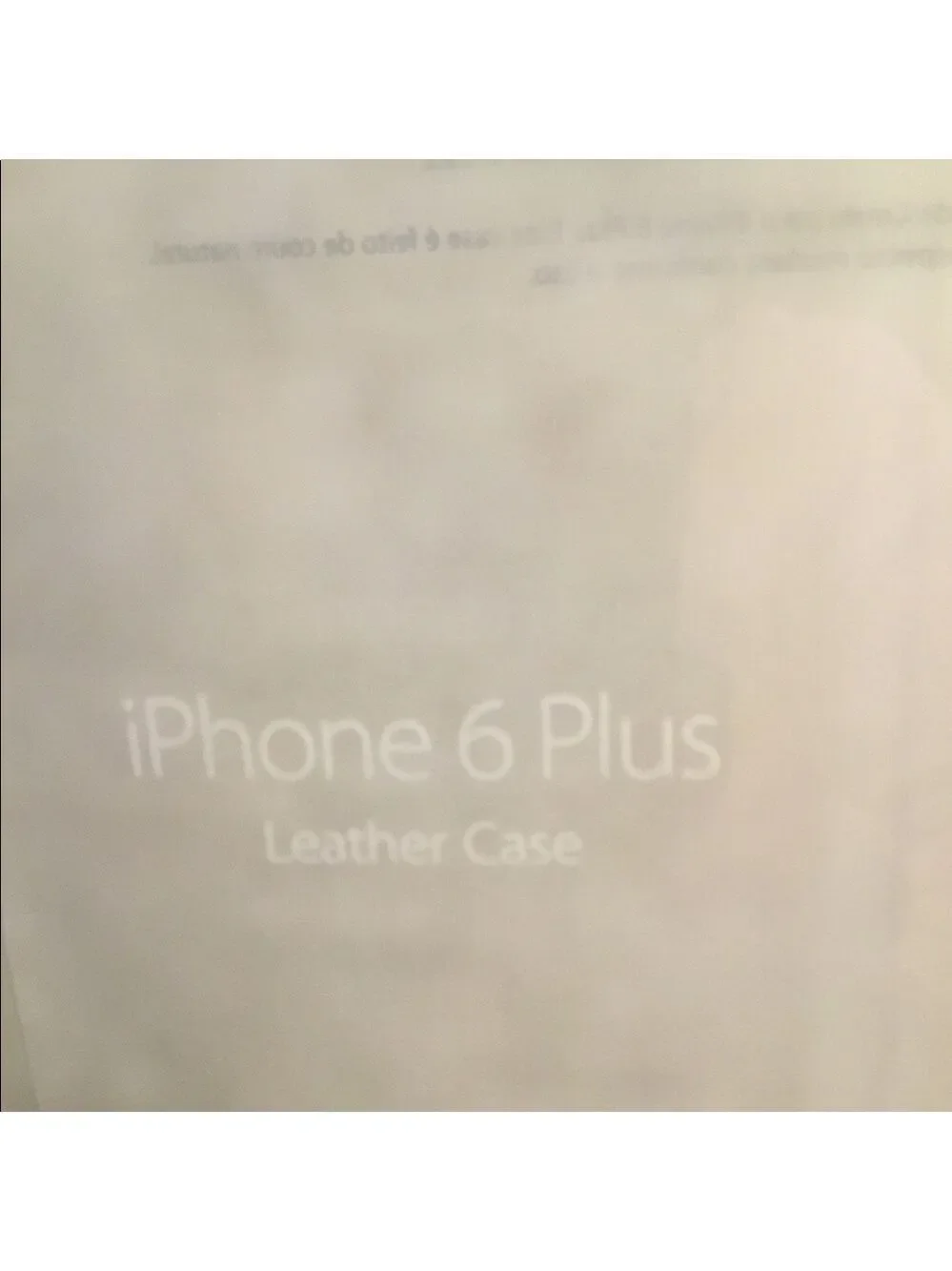 I Phone  6 plus  leather case